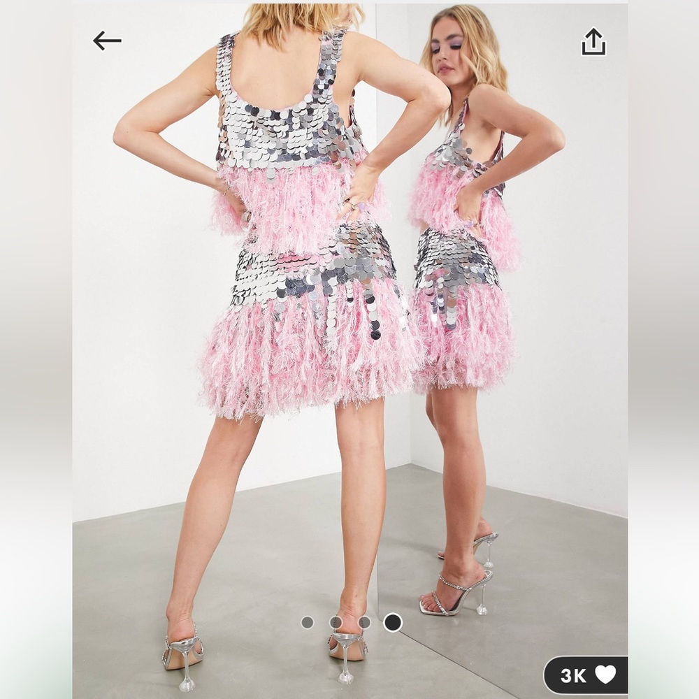 ASOS sequin mini skirt